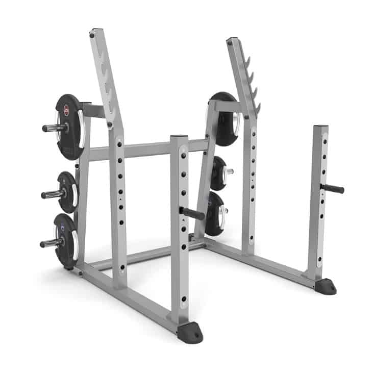an example of a stable squat rack