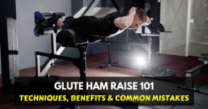 a man doing glute ham raise