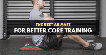 a man doing exercise with ab mat for crossfit