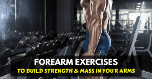 a man doing forearm exercises