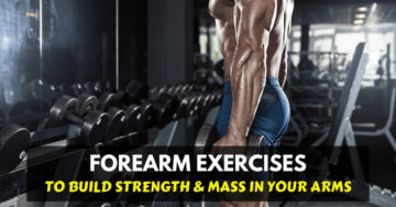 a man doing forearm exercises