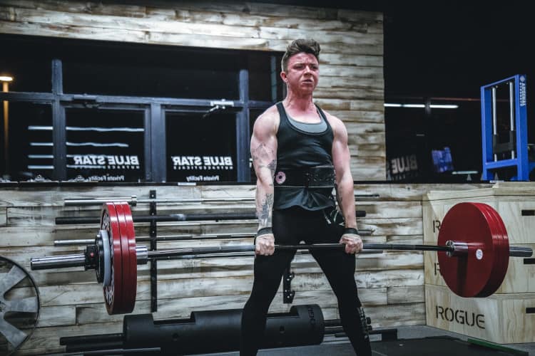 deadlifts on back day